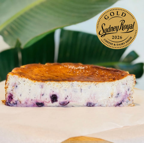 Blueberry Basque Cheesecake